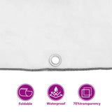 Tarpaulin with Eyelets Transparent 7 x 4 m Polyethylene 3429305