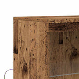 LED Sideboard Brown 60 x 37 x 100 cm Engineered Wood 863033