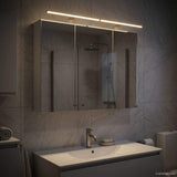 Bathroom Mirror Cabinet White 100 x 14.5 x 70 cm 889127