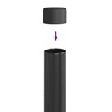 Fence Posts 12 pcs Grey 120 cm Powder-coated steel 42012760