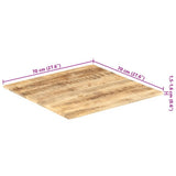 Table Top Solid Mango Wood 15-16 mm 70x70 cm 286016