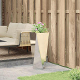 Planter Silver 30 x 30 x 75 cm Stainless Steel 883774