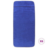 Beach Towels 6 pcs Royal Blue 60x135 cm Fabric 400 GSM 3157059