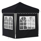 Pop-up Party Tent 195 x 195 x 245 cm Anthracite Oxford Fabric 42019737