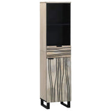 Bathroom Furniture Set 5 pcs Walnut Brown Engineered Wood 3310051