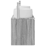 Bathroom Cabinet Set 3 pcs Grey Sonoma 49.5 x 44.5 x 66 cm 3405713
