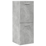 5 Piece Bathroom Furniture Set Concrete Grey Engineered Wood 3324876