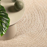 Rug ZIZUR Beige 90 cm Jute Look Indoor and Outdoor 4010414