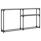 Console Table Grey Sonoma 145x22,5x75 cm Engineered Wood 834098