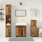4 Piece Bathroom Furniture Set Old Wood Engineered Wood 3328555