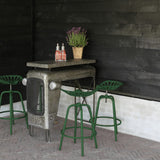 ZNTS Esschert Design Bar Tractor Chair Green 442364