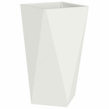Planter White 40 x 40 x 75 cm Steel 883782