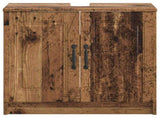 Bathroom Sink Cabinet UTRECHT Old Wood 59.5 x 31.5x 59 cm 897673