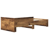 Bed Frame with Headboard Old Wood 80 x 200 cm Engineered Wood 8009038