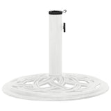 Umbrella Base White 44x44x31 cm Cast Iron 317757