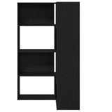 Wardrobe 2 pcs Black Oak 85 x 85 x 140 cm Engineered Wood 3345124