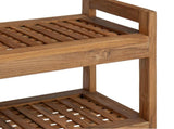 Bathroom Shelf Natural 45 x 30 x 45 cm Solid Teak Wood 42024275