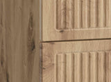 Bedside Cabinet Artisan Oak 62 x 34.5 x 47.5 cm Engineered Wood 893864