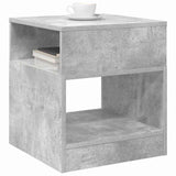 End Table 2 pcs Concrete Grey 40.5 x 40 x 45 cm Engineered Wood 890919