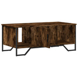 ZNTS Coffee Table Smoked Oak 100x51x40 cm Engineered Wood 848491