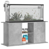 Aquarium Stand Concrete Grey 121x41x58 cm Engineered Wood 833619