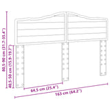 Headboard Sonoma Oak Engineered wood 888641