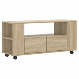 TV Cabinet Sonoma Oak 102x34.5x43 cm Engineered Wood 833745