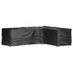 L-Shaped Garden Furniture Covers 2 pcs 18 Eyelets 285x220x80 cm 3155378