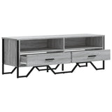 TV Cabinet Grey Sonoma 122x34x41 cm Engineered Wood 848582