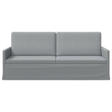 3 Seater Sofa Light Grey 190 x 81 x 82 cm Fabric 42041106