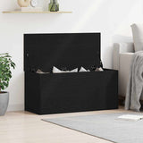 Storage Box Black oak 100 x 42 x 46 cm Engineered Wood 862293