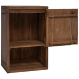 Bathroom Side Cabinet Natural 45 x 30 x 70 cm Solid Teak Wood 42026910