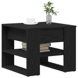 Coffee Table Black Oak 55.5 x 55 x 45 cm Engineered Wood 862730