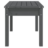 Garden Bench Grey 80x44x45 cm Solid Wood Pine 823999