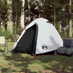 ZNTS Camping Tent Dome 2-Person White Blackout Fabric Waterproof 94330