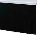 Self-adhesive Door Brush Seals 12 pcs White 100 cm 42019521