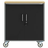 Trolley Rolling Workbench Black and Grey 75 x 45 x 85 cm 4103485