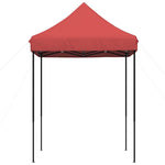 ZNTS Foldable Party Tent Pop-Up Burgundy 200x200x306 cm 4004987