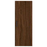 Highboard Brown Oak 34.5x34x180 cm Engineered Wood 3198984
