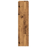 Room Divider Bookcase 3-Tier Old Wood 123x29x123 cm Engineered Wood 857992