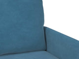 Sofa Sets with Cushion 3 pcs Blue 115 x 56 x 80 cm Plywood 3406216