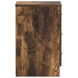 Bedside Cabinet Smoked Oak 38x35x56 cm Engineered Wood 815321