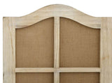6-Panel Room Divider Brown 214x165 cm Fabric 338593