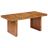 ZNTS Dining Table 180x90x75 cm Solid Acacia Wood 247491