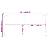 Sun Shade Sail Blue and White 5 x 2,5 m 100% Polyester Oxford 42031095