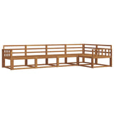 Outdoor Sofa Set 5 pcs Natural Solid Acacia Wood 3367572