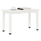 Coffee Table White 60 x 30 x 36 cm Solid Pine Wood 892758