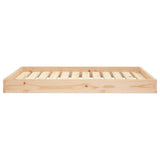 Dog Bed 101.5x74x9 cm Solid Wood Pine 820866