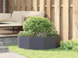 Planter Anthracite 90 x 90 x 35 cm Steel 883733