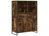 Sideboard 2 pcs Smoke Oak 81 x 36 x 150.5 cm Engineered Wood 3403036